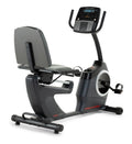 Recumbent Exercise Bike with Display, Tablet Holder, and Fan J328713