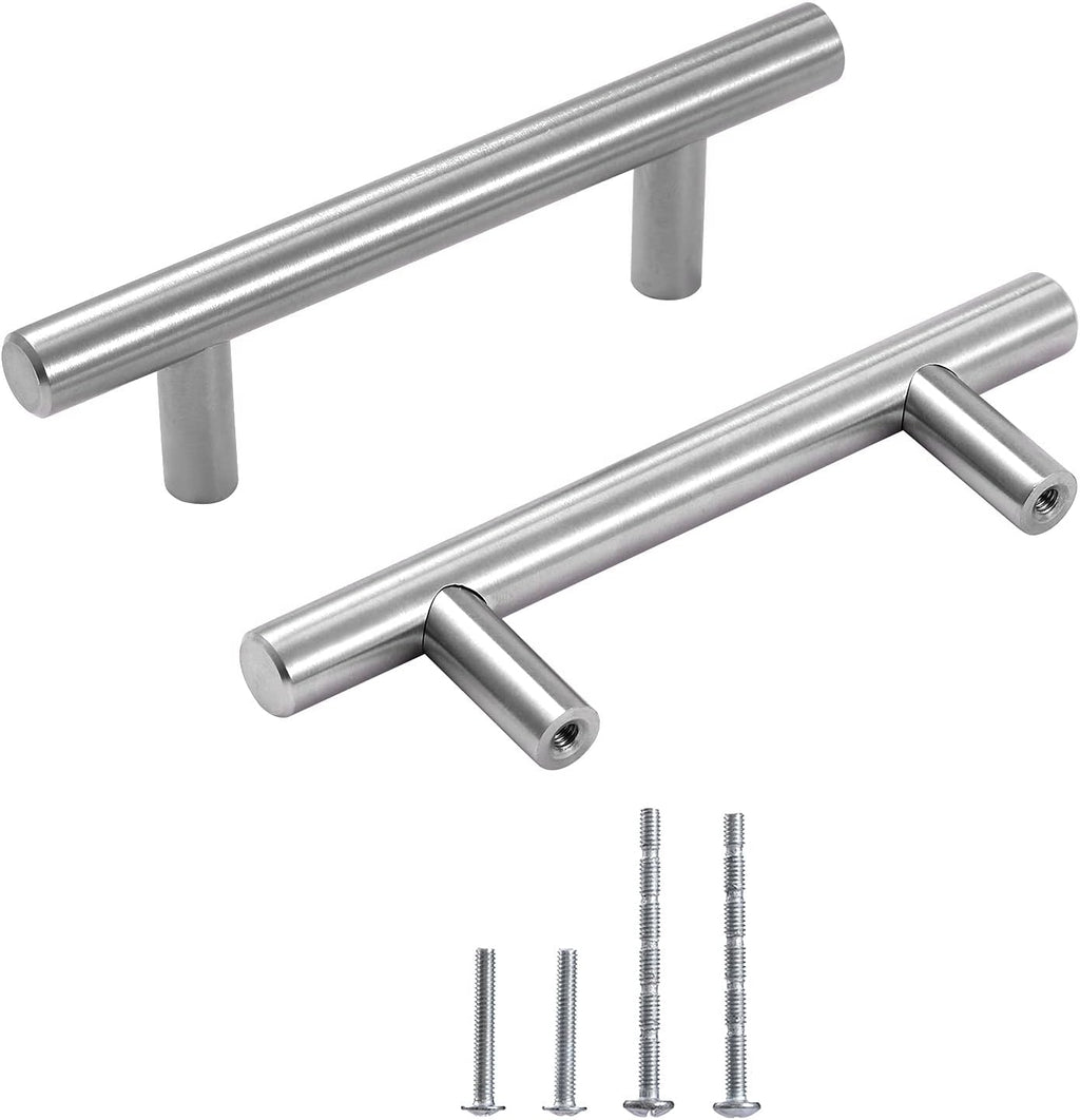 7" Matt Black Stainless Steel Cabinet Handles, 30 Pack A832456