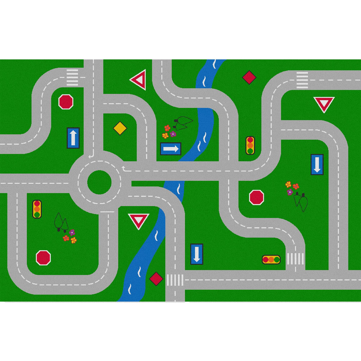 Traffic Signs Carpet U53570