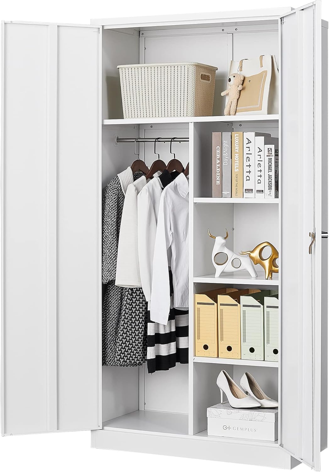 Metal Storage Cabinet with 4 Adjustable Shelves I5441