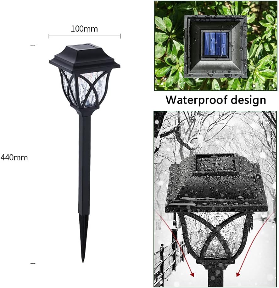 6PC Warm White Solar Outdoor Lights R6369
