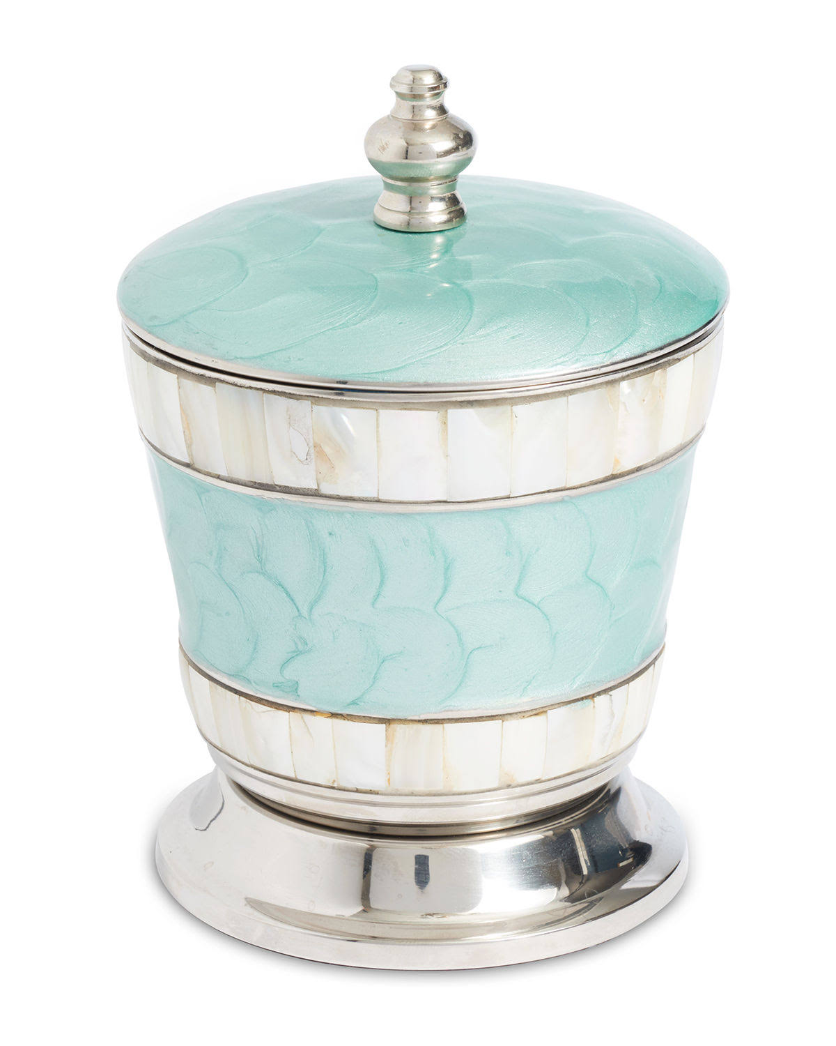 Aqua Covered Canister T490256