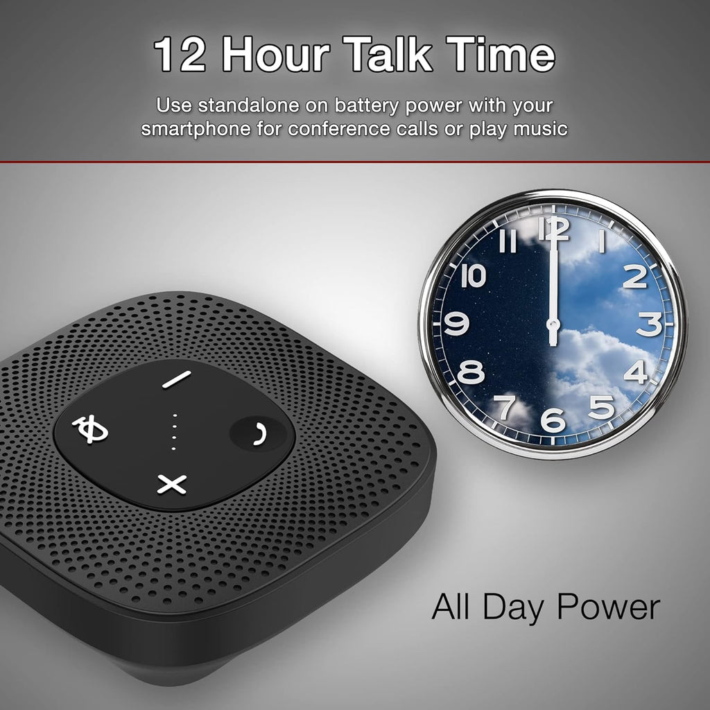 USB and Bluetooth Speakerphone with 360 Degree Noise Cancelling Microphone C926
