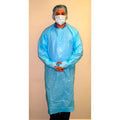 White Lightweight Polyethylene Isolation Gown S71756