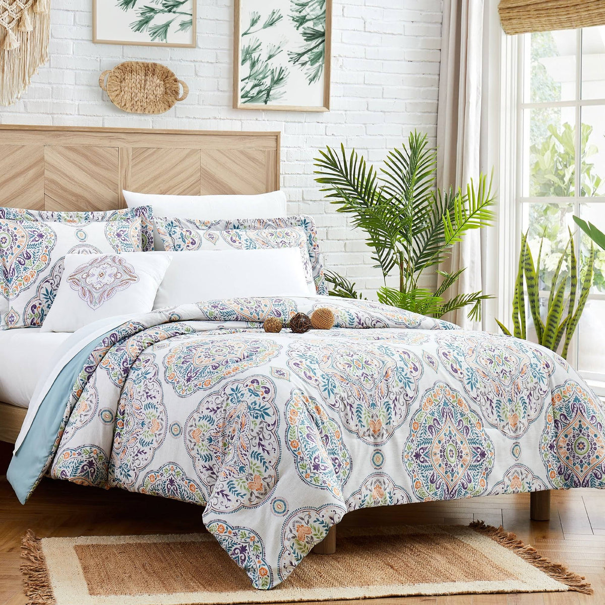 6 Piece Printed Bed Set H5651