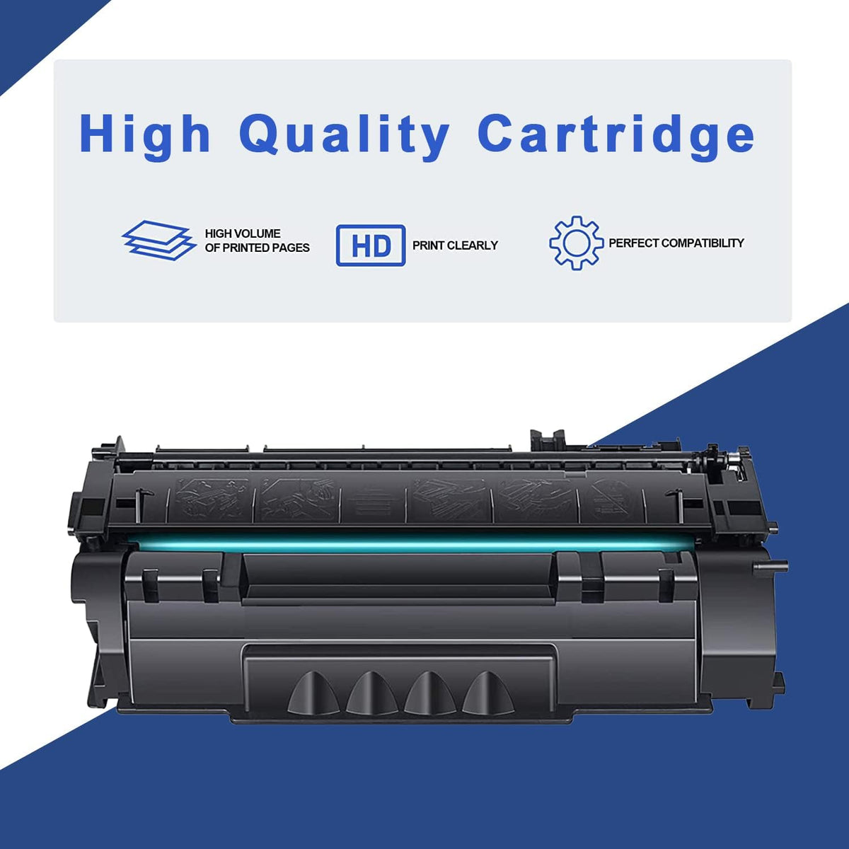 Compatible 53A Toner Cartridge Black 1-Pack P76174