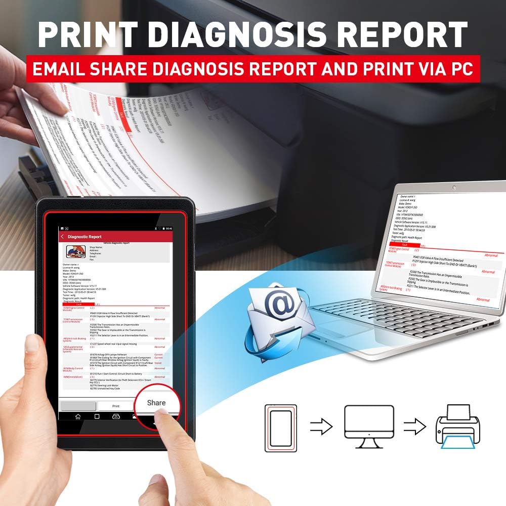 Bi-Directional Full System Automotive Scan Tool B5324