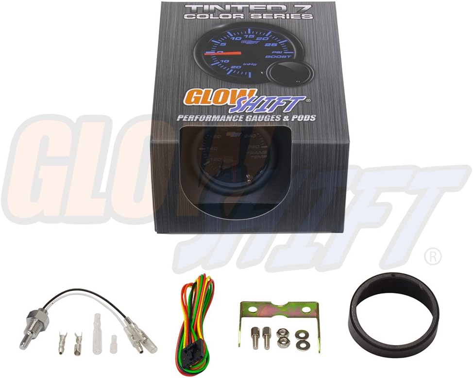 7 Color Transmission Temperature Gauge Kit with Electronic Sensor C6911