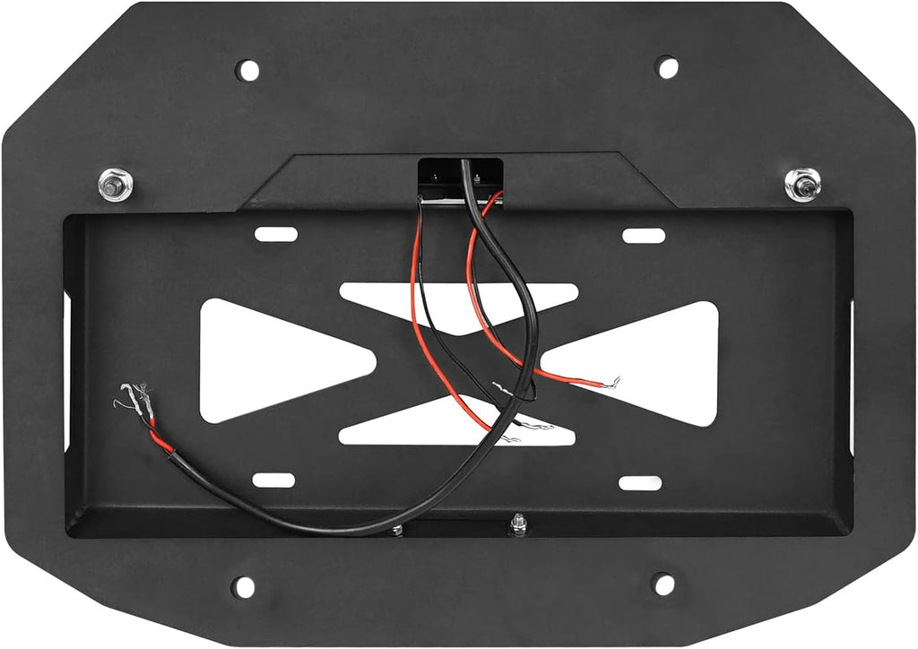 Spare Tire Delete License Plate Relocation Kit with Third Brake Light K385841