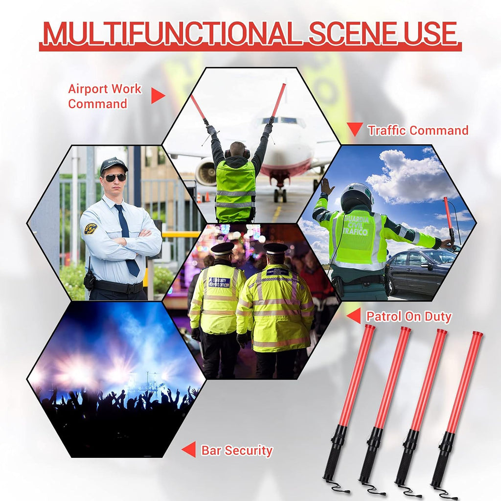 21 Inch LED Traffic Wand with Wrist Strap U339576