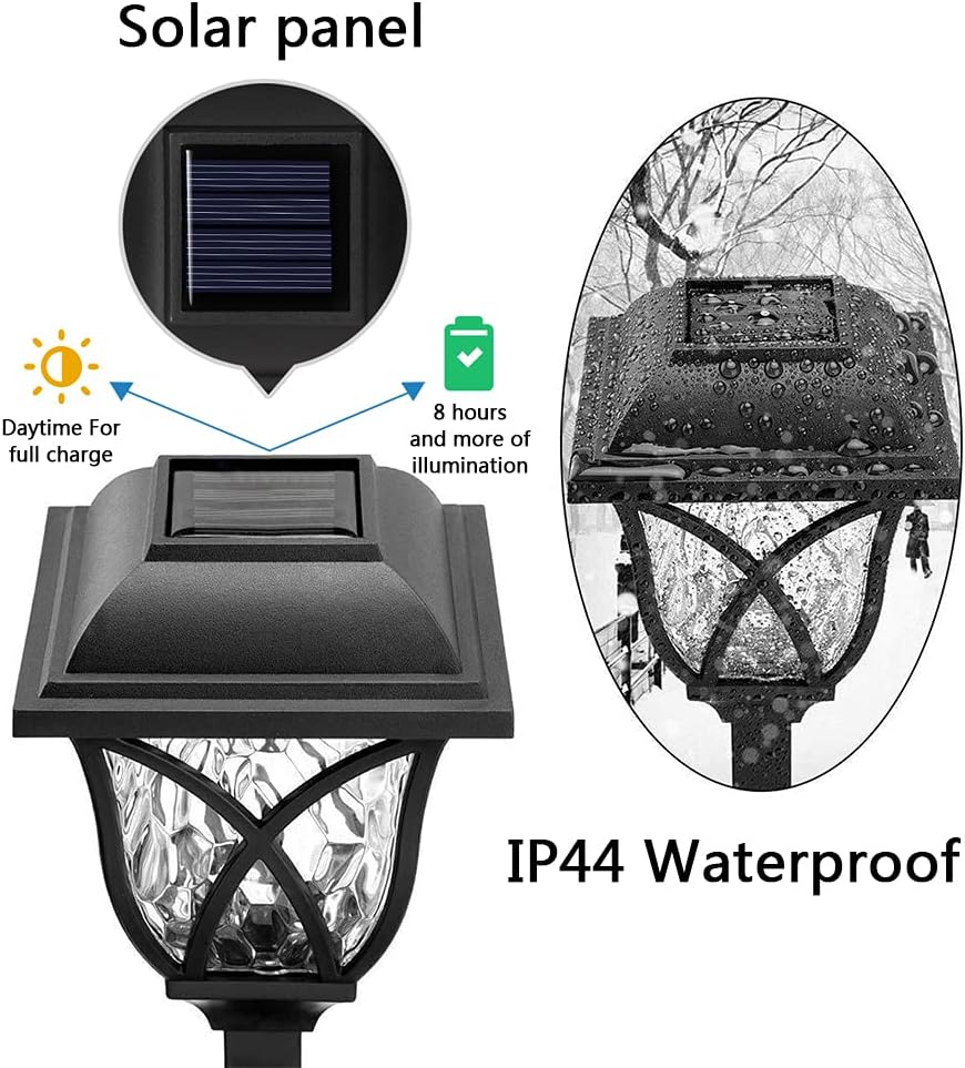 6PC Warm White Solar Outdoor Lights R6369