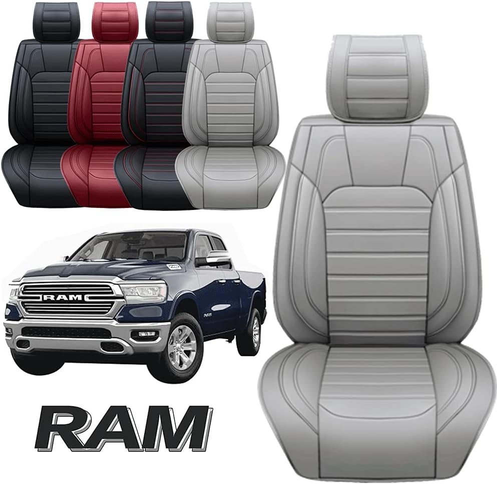 Car Seat Covers Full Set Black-Red B634