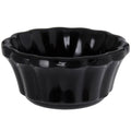 Black Scalloped Melamine Ramekin 3 oz. 48/Case E7744