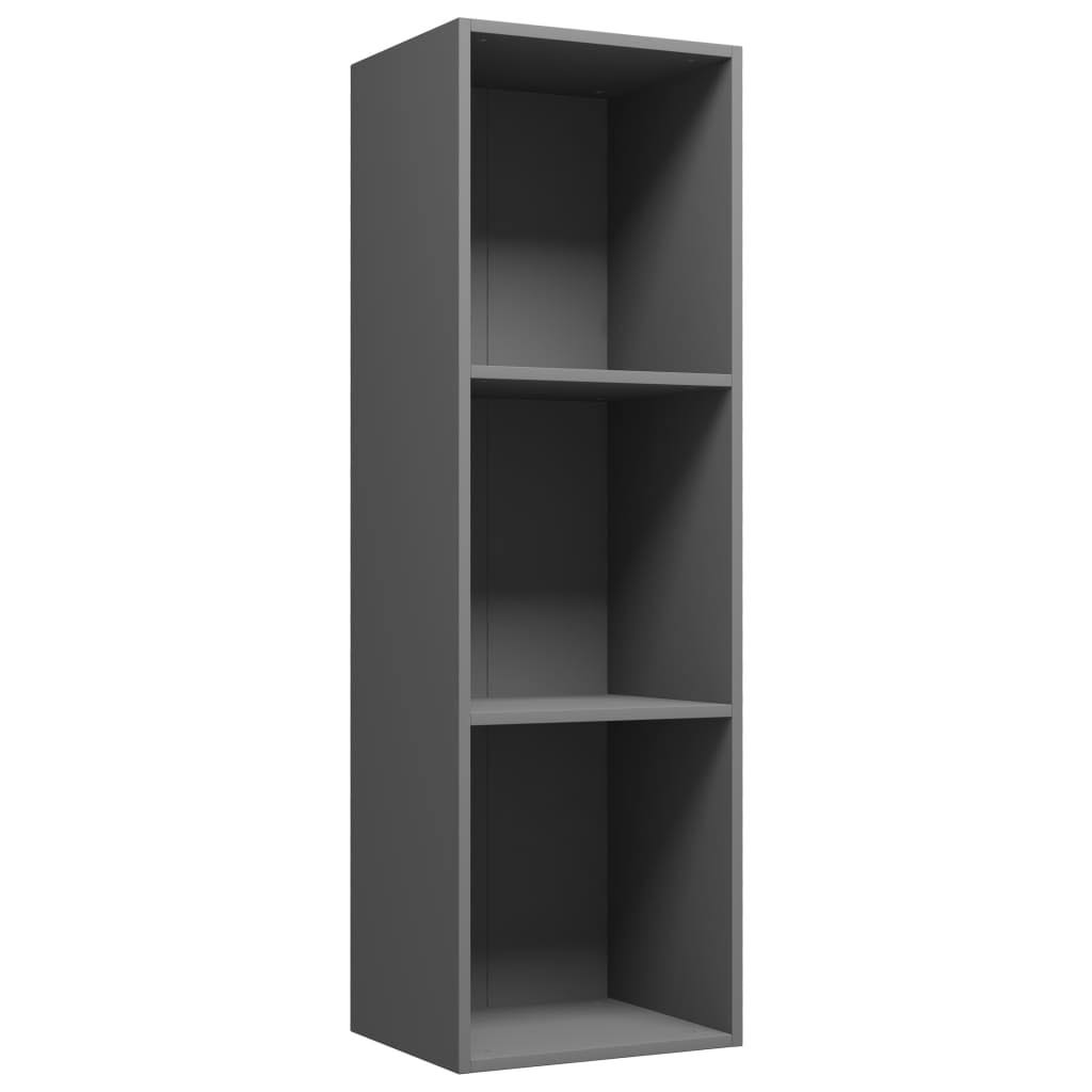 Concrete Gray Chipboard Book Cabinet TV Cabinet L7847