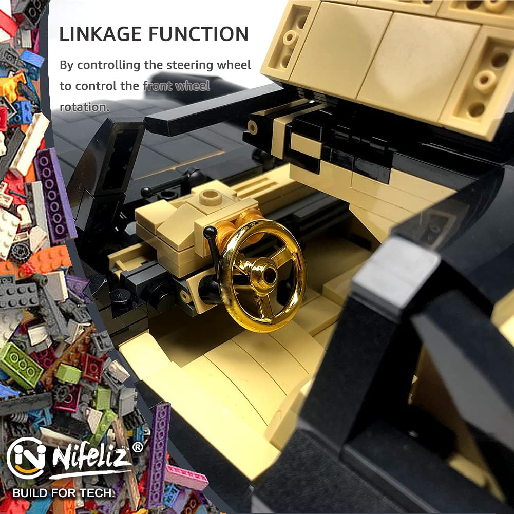 1:14 Scale Sports Car Building Blocks Set 886 Pcs Pack of 2 E44433