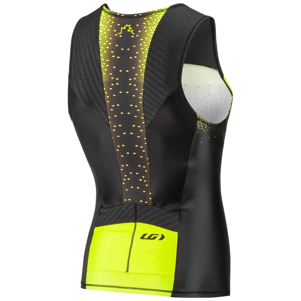 Men's Sleeveless Tri Course Black Flame Carmin G5390