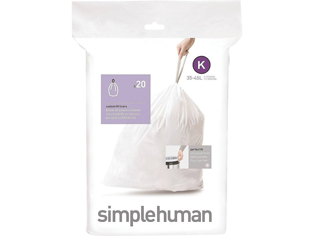 Trash Can Liner Drawstring 11.9 gal Plastic Pack of 3 K207