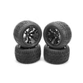 Mounted Tire 4 Piece Black C224