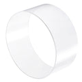 Clear Acrylic Rigid Round Tube 8.4 ID 4 Length Pack of 2 H1548