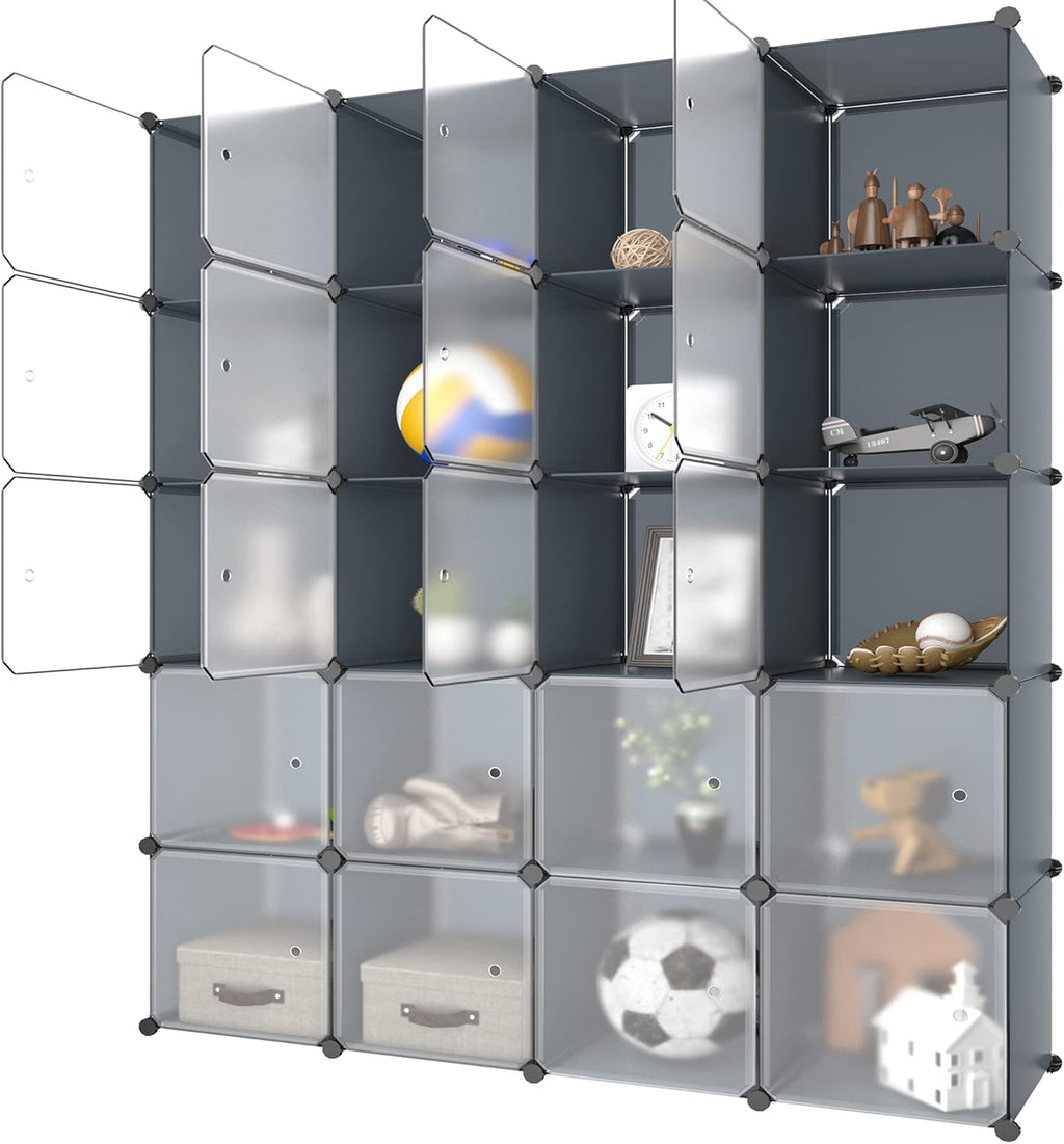 20 Cube Plastic Storage Organizer N4664