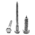 Hex Lag Screw Low Carbon Steel Hot Dip Galvanized Pk 500 D866