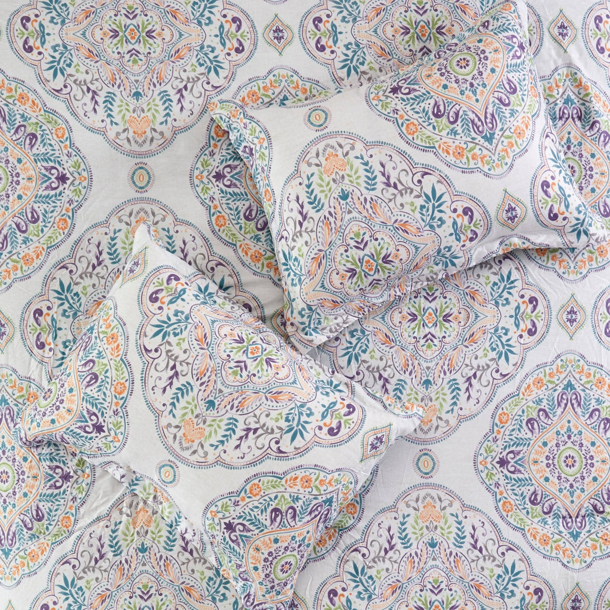6 Piece Printed Bed Set H5651