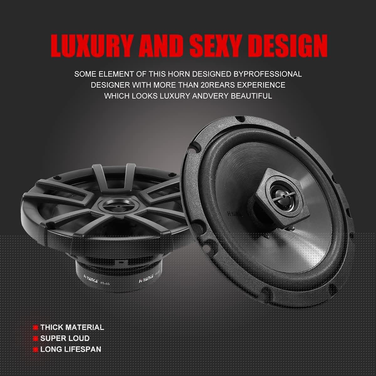6x9 500 Watt 4-Way Coaxial Car Speakers (1 Pair) T539