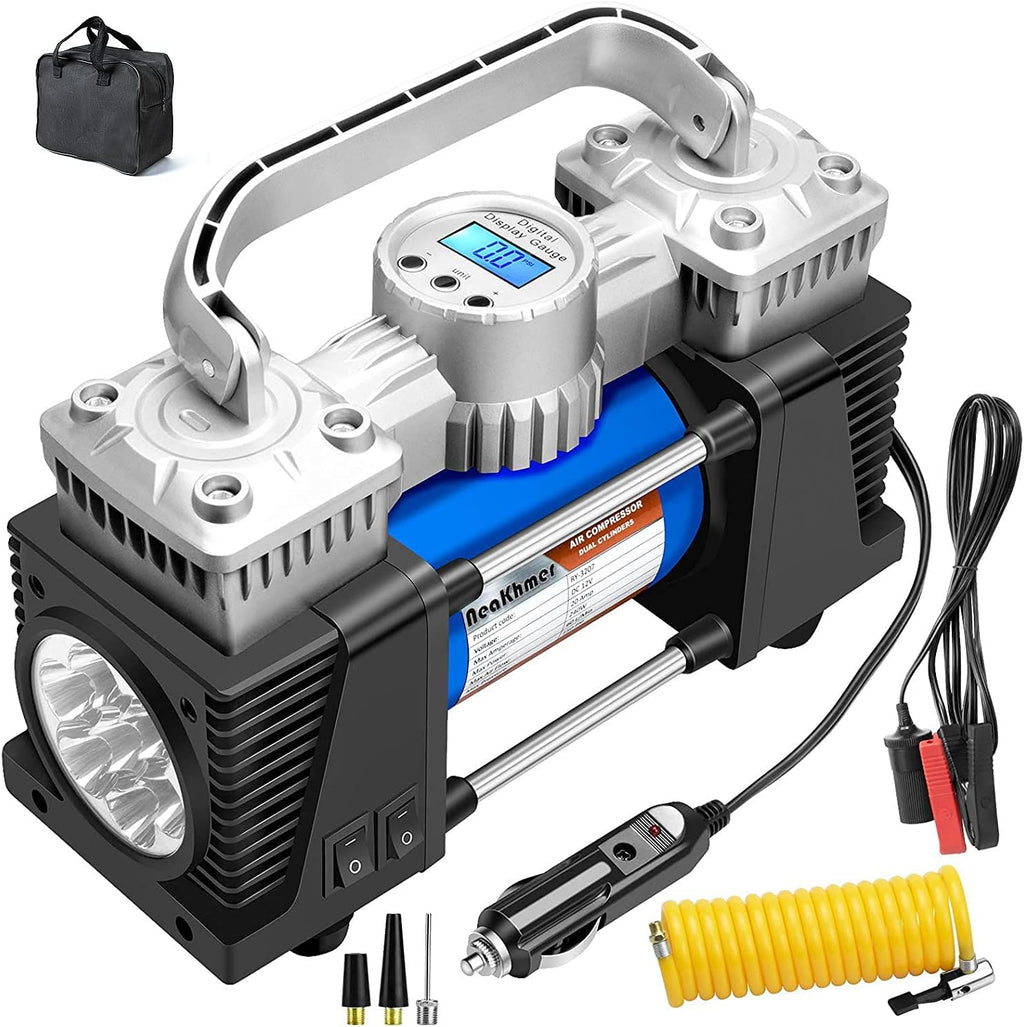 Portable Air Compressor 12Volt 120PSI Digital Tire Pump with Pressure Gauge B53204