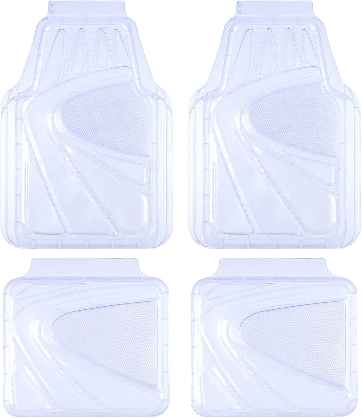 4-Piece Universal Fit Rubber Car Floor Mats O71611