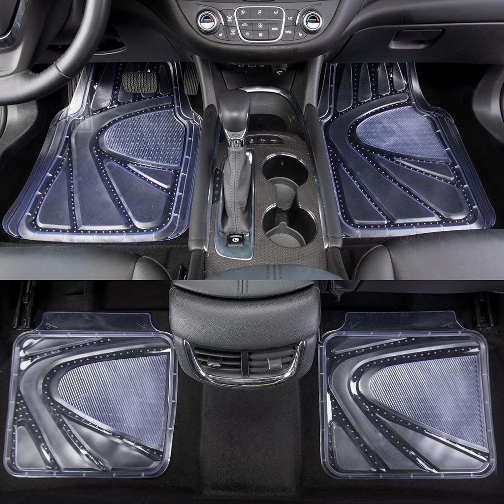 4-Piece Universal Fit Rubber Car Floor Mats O71611
