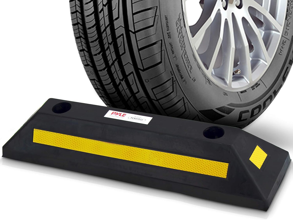 2-Pc Heavy Duty Rubber Parking Stopper K913