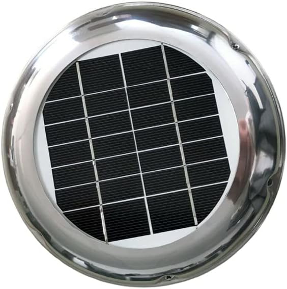Solar Extractor Fan Ventilator 90 CFM Silver R73036