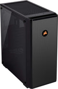 Black Tempered Glass Mid-Tower ATX Gaming Case X545213