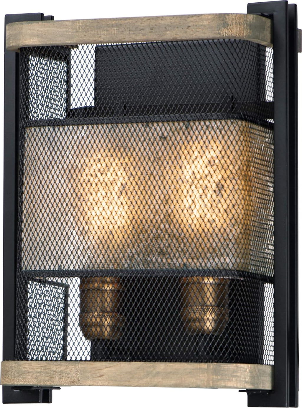Black Satin Brass 1-Light LED Wall Sconce F58501