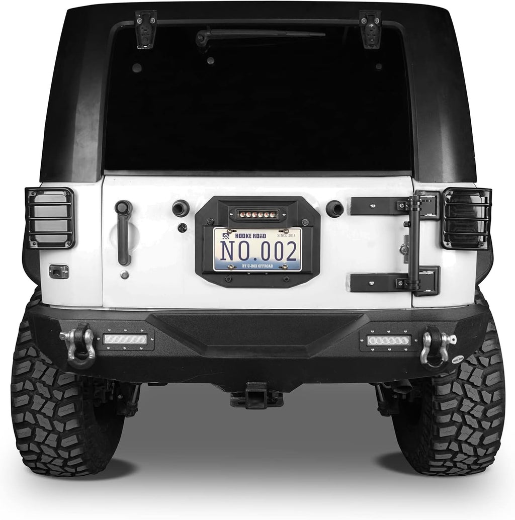 Spare Tire Delete License Plate Relocation Kit with Third Brake Light K385841