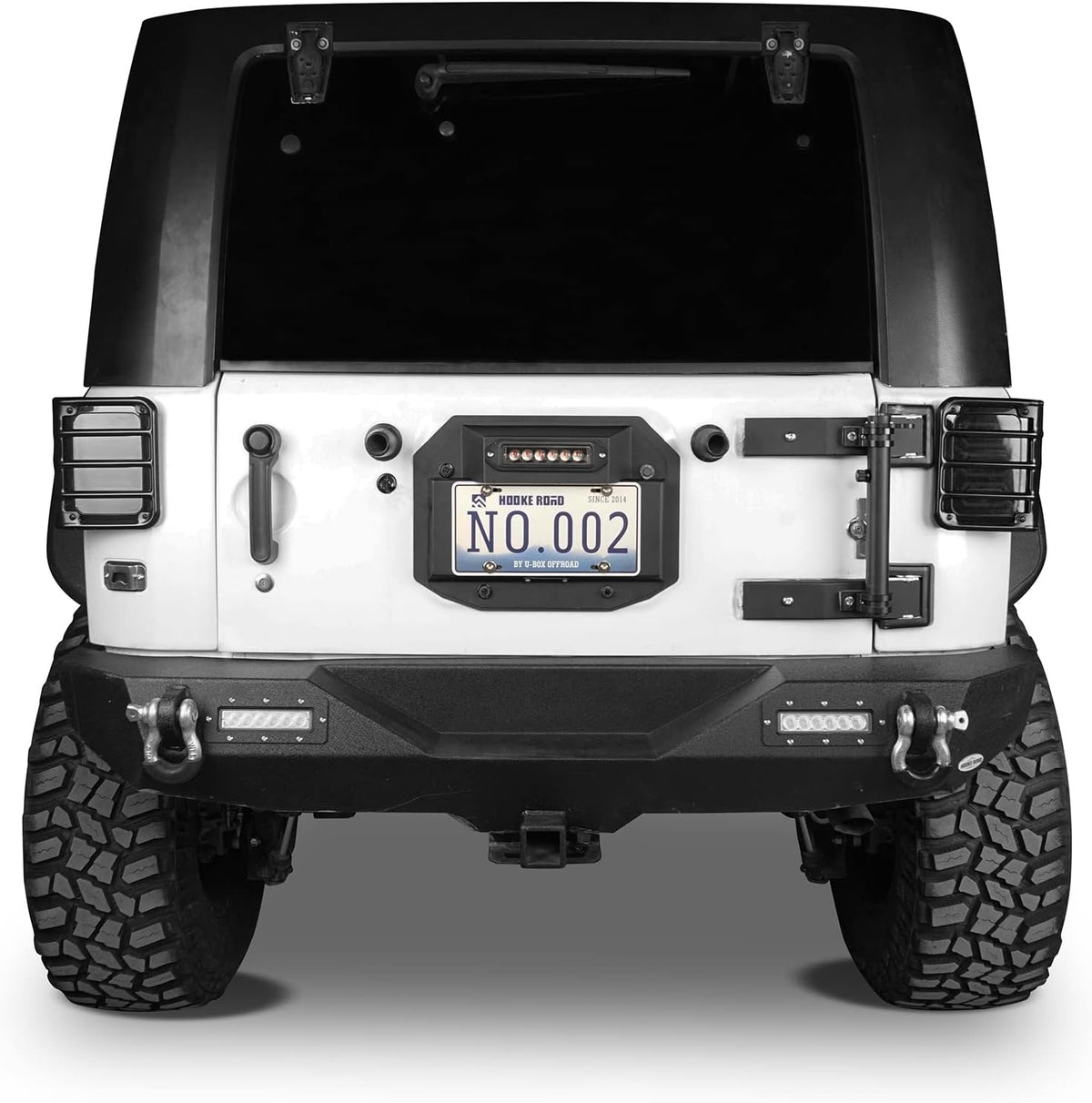 Spare Tire Delete License Plate Relocation Kit with Third Brake Light K385841