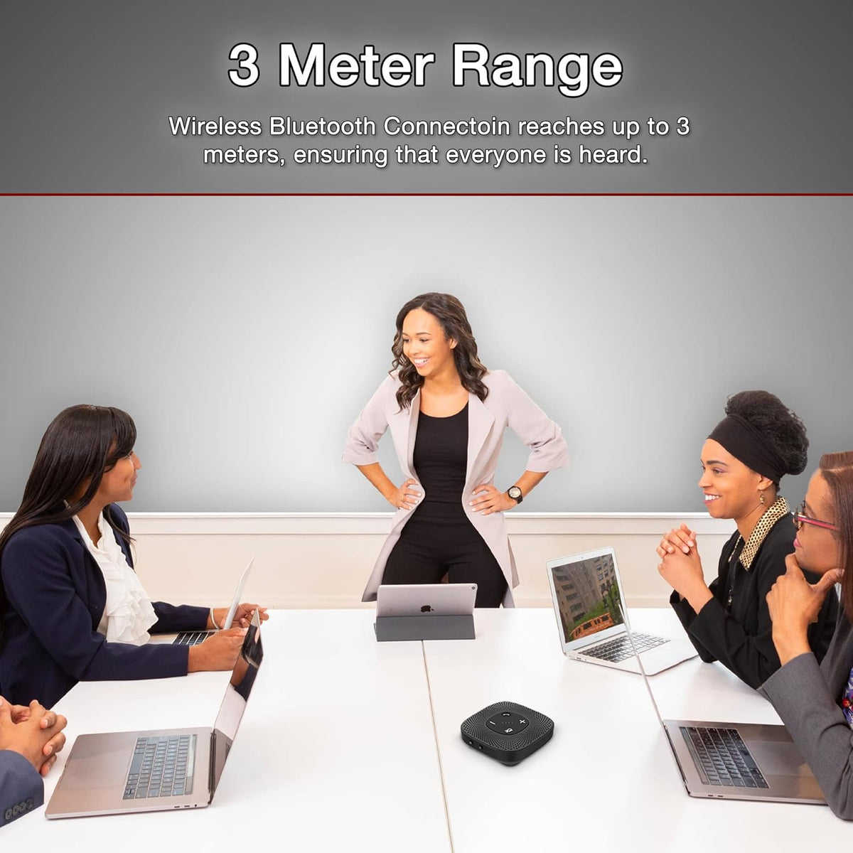 USB and Bluetooth Speakerphone with 360 Degree Noise Cancelling Microphone C926