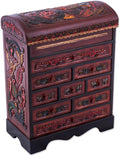 Wood and Leather Jewelry Box O495992