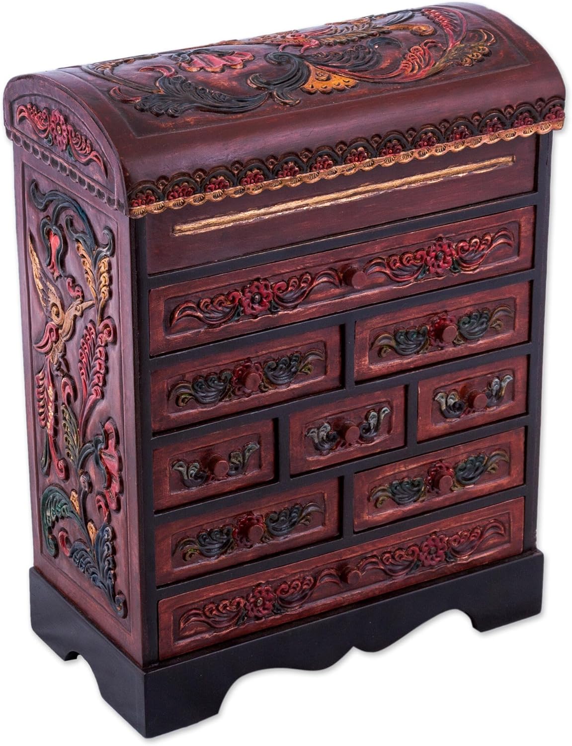 Wood and Leather Jewelry Box O495992