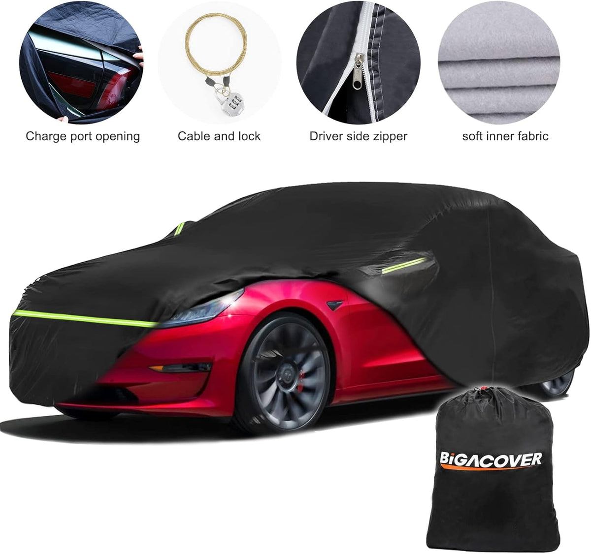 Waterproof All Weather 6 Layers Car Cover F31368