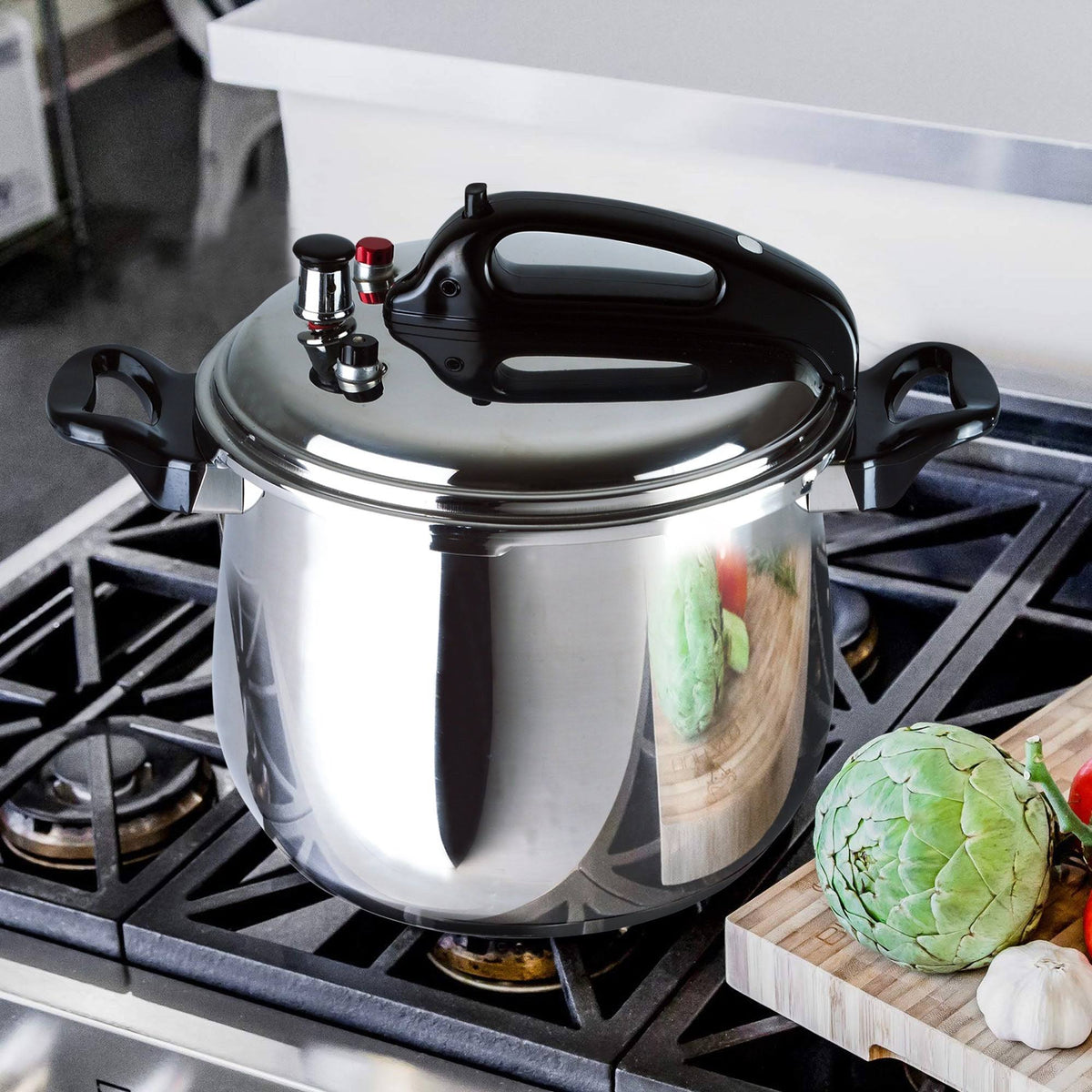 Stainless Steel 9.5 Quart Pressure Cooker B509