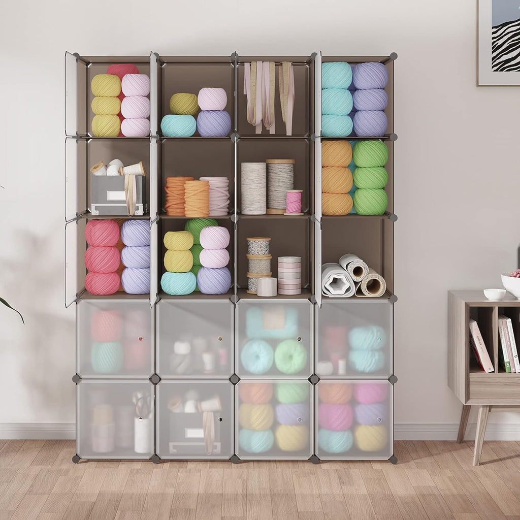 20 Cube Plastic Storage Organizer N4664