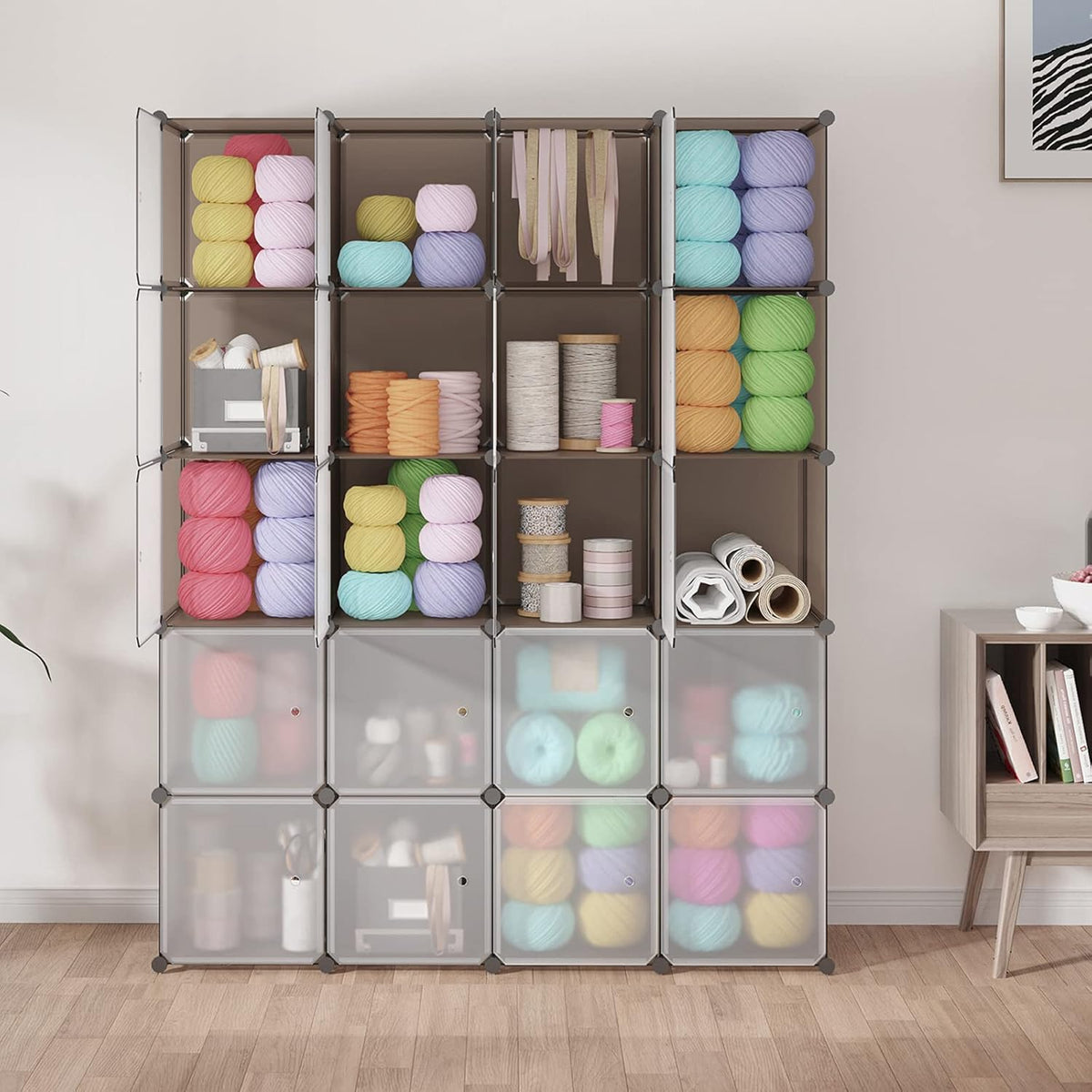 20 Cube Plastic Storage Organizer N4664