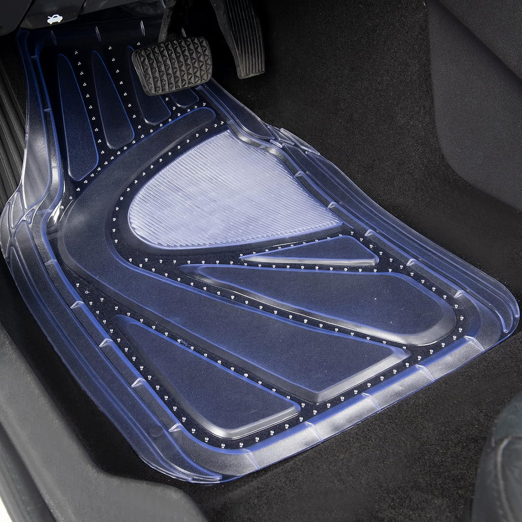 4-Piece Universal Fit Rubber Car Floor Mats O71611