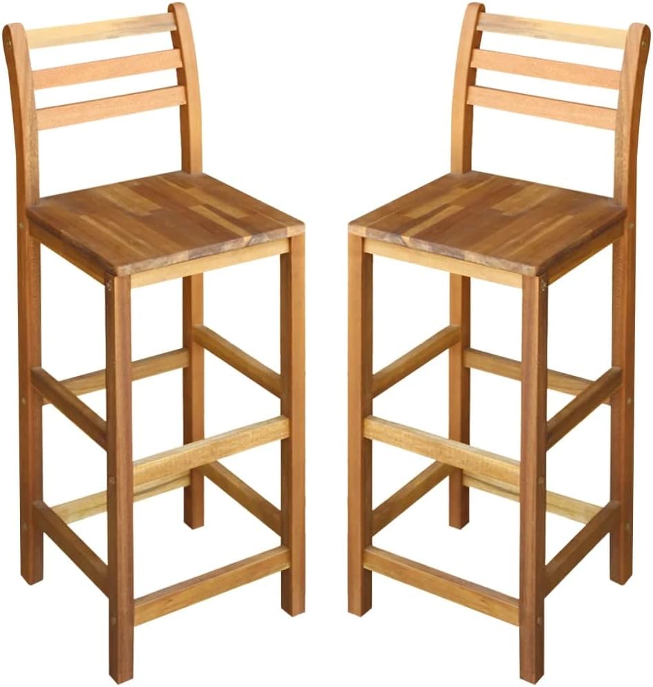 Acacia Wood Bar Stool S533335