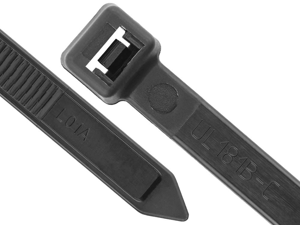 Black UV Heavy Duty Cable Tie - 100 Pack N21565