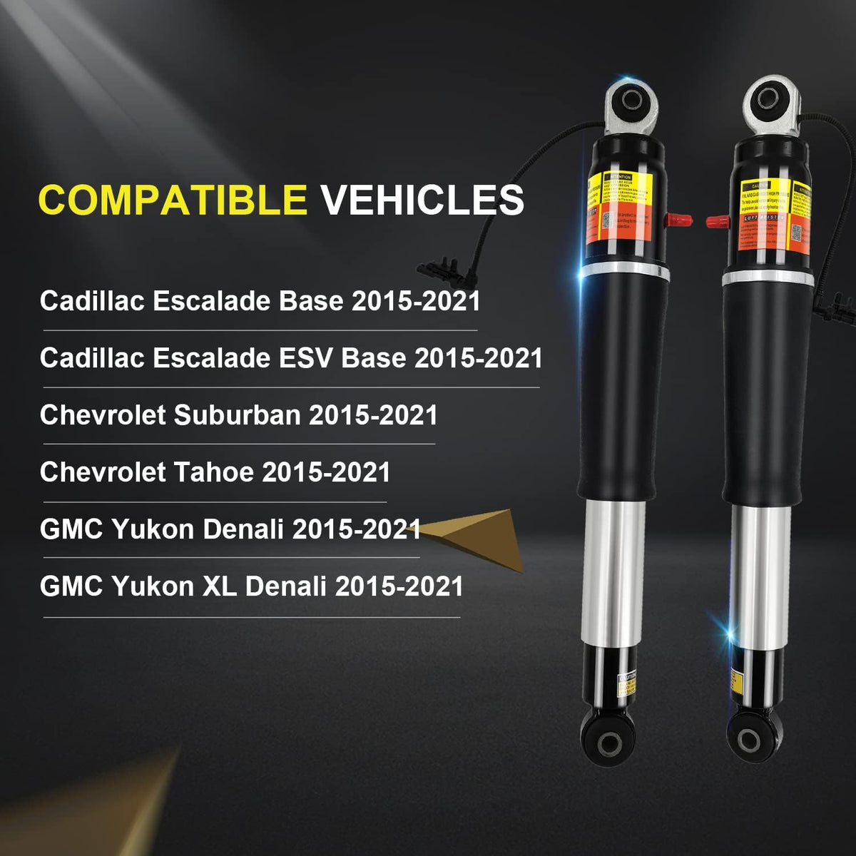 Rear Air Shock Absorber Pack of 2 H777