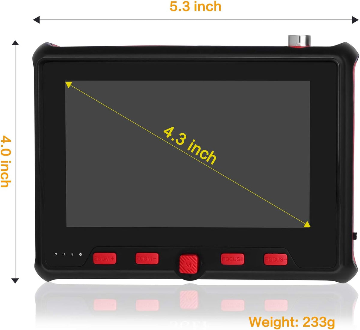 4-in-1 Portable CCTV Tester HD 8MP 4.3-inch LCD M346525