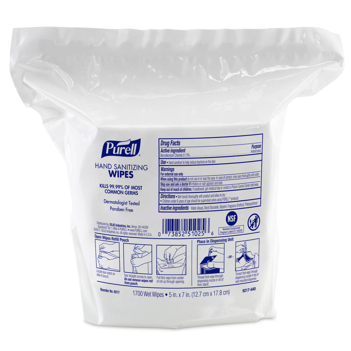Hand Sanitizing Wipes, Fresh Citrus Scent, 1700 Wipes M5051