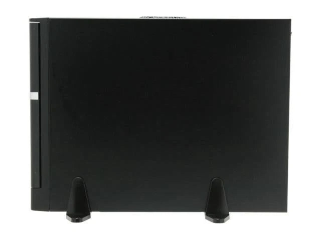 Black-Silver Slim MicroATX Case Z57488